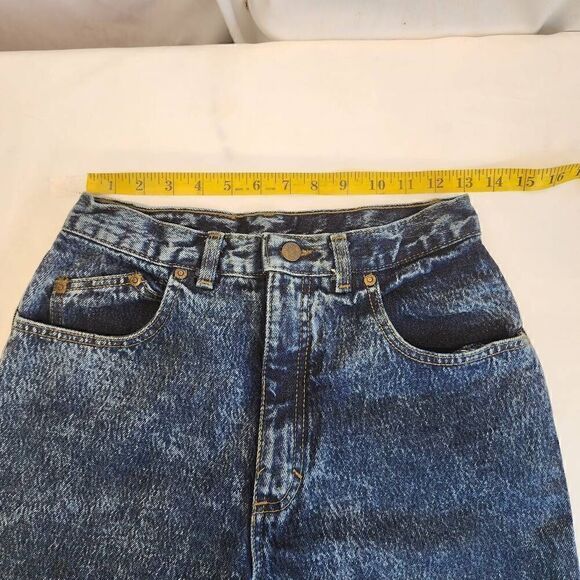 Zena Vintage High-waisted Dark Denim Women's Jeans Size 12 E6 - Picture 3 of 9